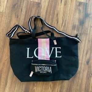 Victoria’s Secret Weekender Tote and Fanny Pack